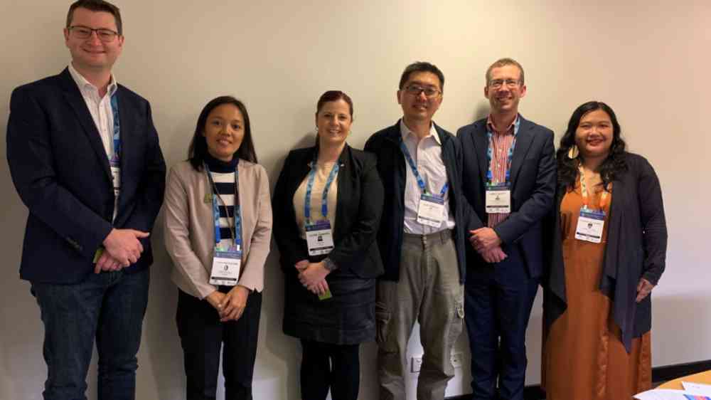 Participants of the meeting convened with focal points of the SFVC platform during the Asia Pacific Ministerial Conference for Disaster Risk Reduction (APMCDRR)