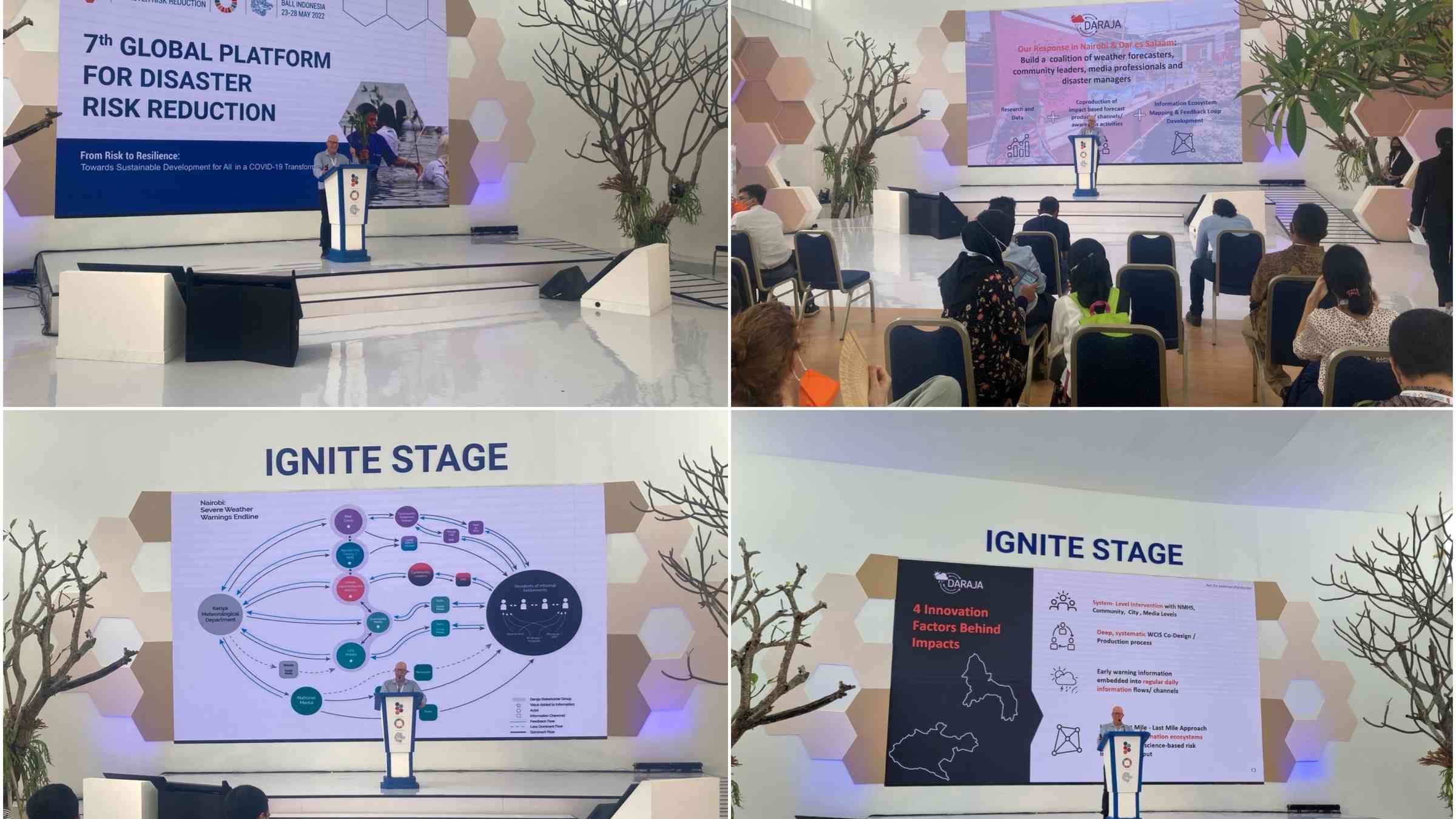 Photos from the live presentation at the Ignite Stage venue during the Global Platform 2022